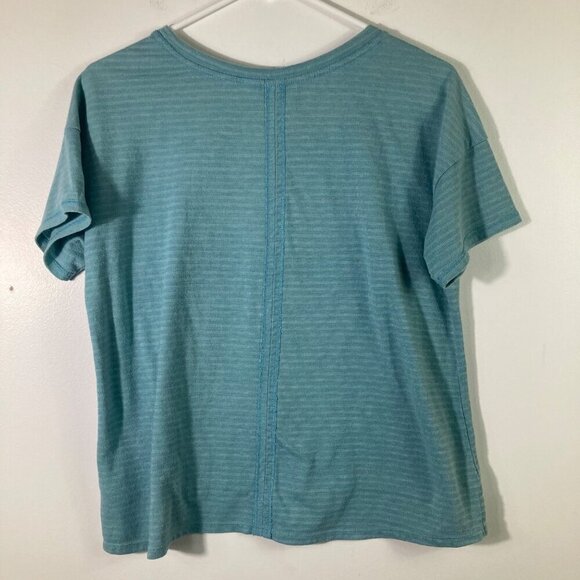 Womens The North Face Short Sleeve Emerine Top Teal M - Picture 2 of 7